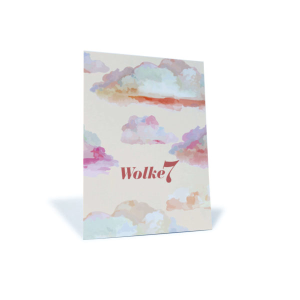 Liebes-Postkarte "Wolke 7"