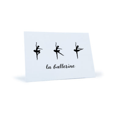 Postkarte "la ballerine" mit 3 Ballerinas