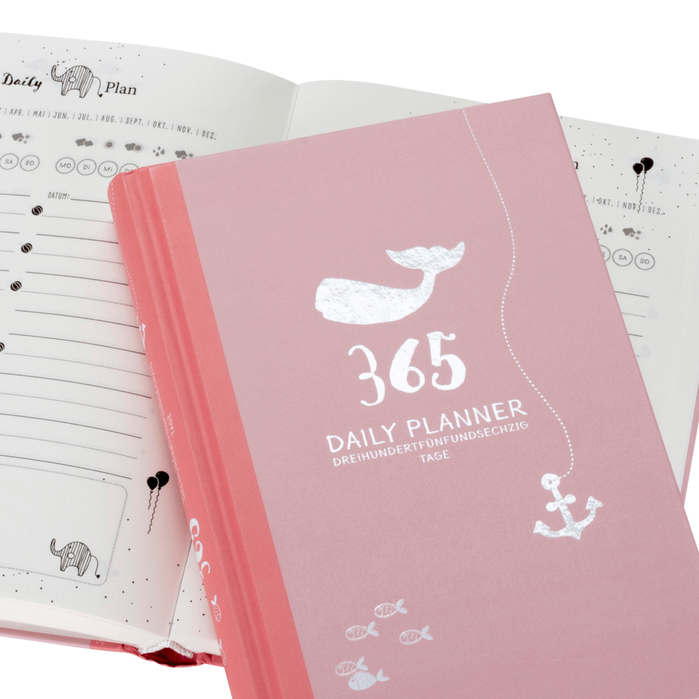 365 Daily Planner | Terminkalender ohne Datum | Stay Inspired!