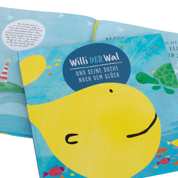 Kinderbuch "Willi der Wal und seine Suche nach dem Glück"