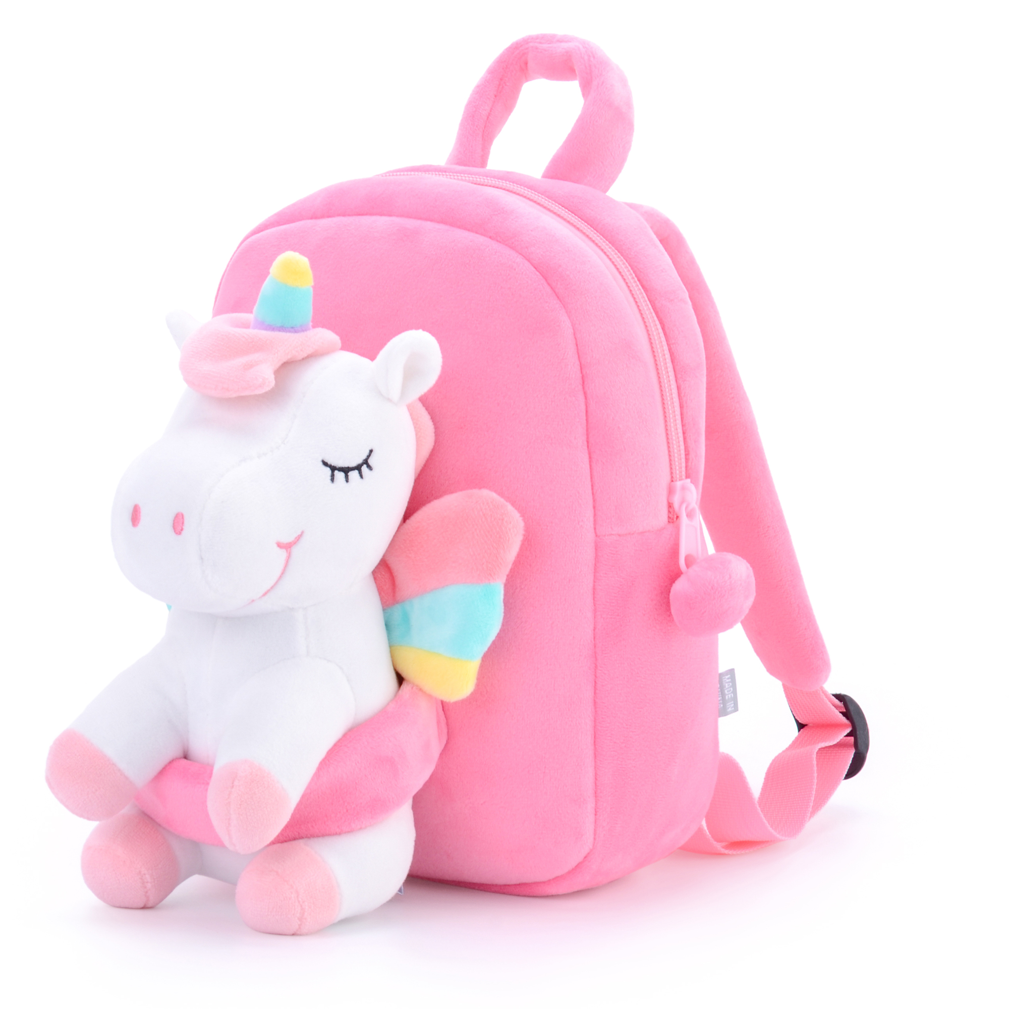 unicorn soft toy bag