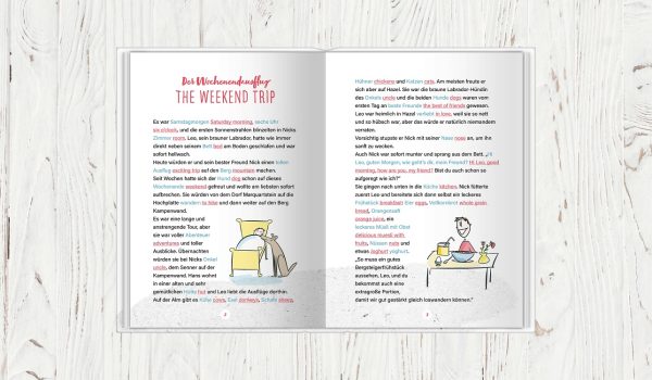 Leos Abenteuer - die Bergrettung (Hardcover) deutsch-englisches Kinderbuch – Bild 3