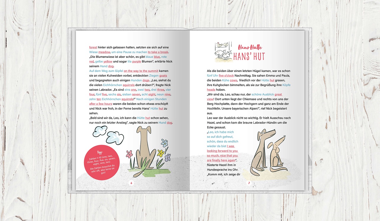 Leos Abenteuer - die Bergrettung (Hardcover) deutsch-englisches Kinderbuch – Bild 5