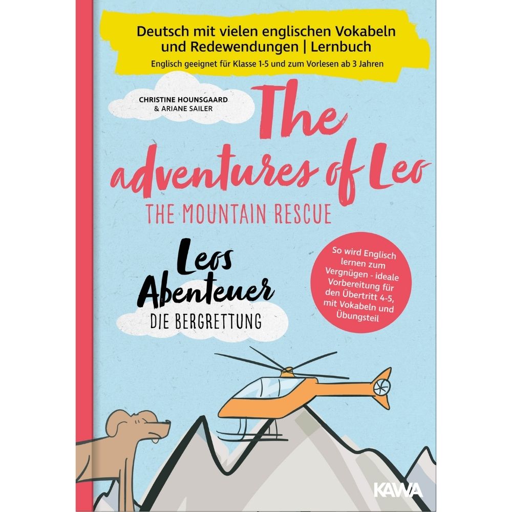 Leos Abenteuer - die Bergrettung (Hardcover) deutsch-englisches Kinderbuch